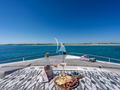 MOZZ II Sunseeker 88 Yacht foredeck lounging and bronzing area