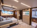 MOZZ II Sunseeker 88 Yacht master cabin bed with TV