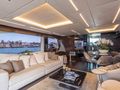 MOZZ II Sunseeker 88 Yacht saloon seating and dining MOZZ II Sunseeker 88 Yacht saloon seating and dining