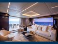 MOZZ II Sunseeker 88 Yacht saloon seating area