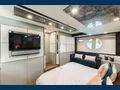 MR CORN Azimut 78 master cabin bed and TV
