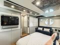 MR CORN Azimut 78 - master cabin bed and TV MR CORN Azimut 78 - master cabin bed and TV