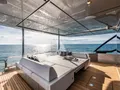 MR CHARLIE Riva Argo 90 - aft deck converted to sunbathing area MR CHARLIE Riva Argo 90 - aft deck converted to sunbathing area
