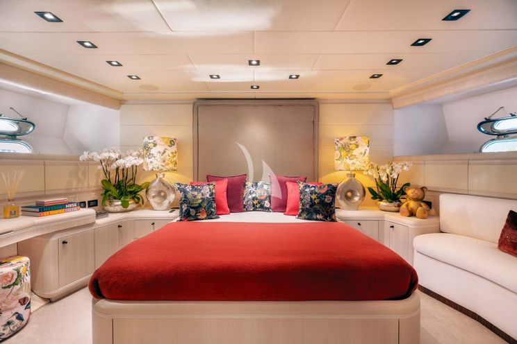 Charter Yacht MRS GREY - Mangusta 130 - 5 Cabins - Palma - Mallorca - Ibiza - Balearics - Spain