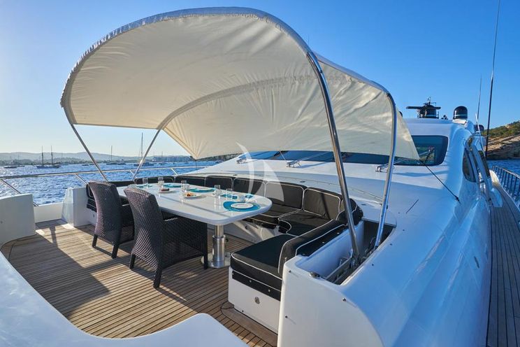 Charter Yacht MRS GREY - Mangusta 130 - 5 Cabins - Palma - Mallorca - Ibiza - Balearics - Spain