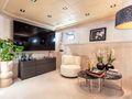 MRS GREY Mangusta 130 - master cabin TV MRS GREY Mangusta 130 - master cabin TV