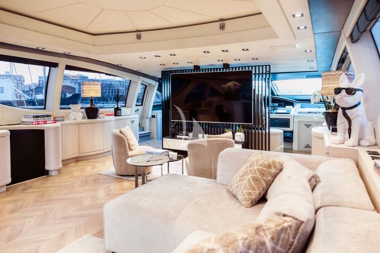 Charter Yacht MRS GREY - Mangusta 130 - 5 Cabins - Palma - Mallorca - Ibiza - Balearics - Spain