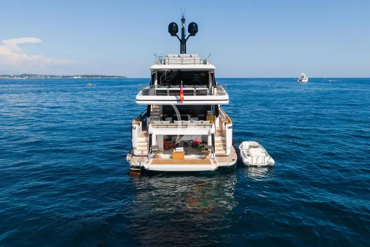 Charter Yacht MRS L - Custom Line Navetta 30 - 5 Cabins - Athens - Mykonos - Paros - Cyclades - Greece