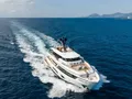 MRS L Custom Line Navetta 30 - cruising front view MRS L Custom Line Navetta 30 - cruising front view
