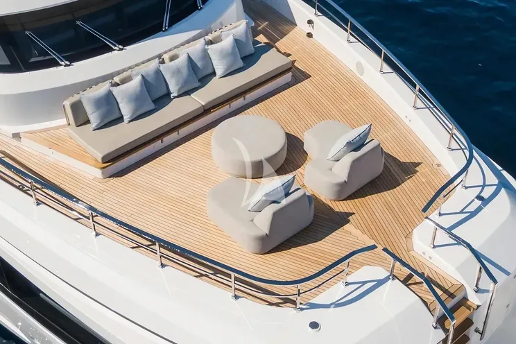 Charter Yacht MRS L - Custom Line Navetta 30 - 5 Cabins - Athens - Mykonos - Paros - Cyclades - Greece