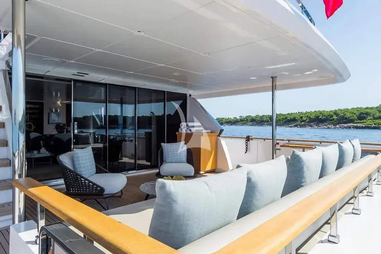 Charter Yacht MRS L - Custom Line Navetta 30 - 5 Cabins - Athens - Mykonos - Paros - Cyclades - Greece