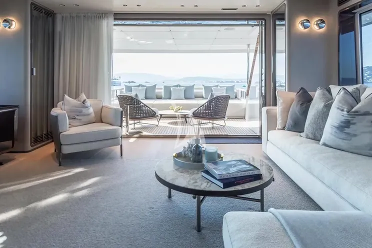 Charter Yacht MRS L - Custom Line Navetta 30 - 5 Cabins - Athens - Mykonos - Paros - Cyclades - Greece