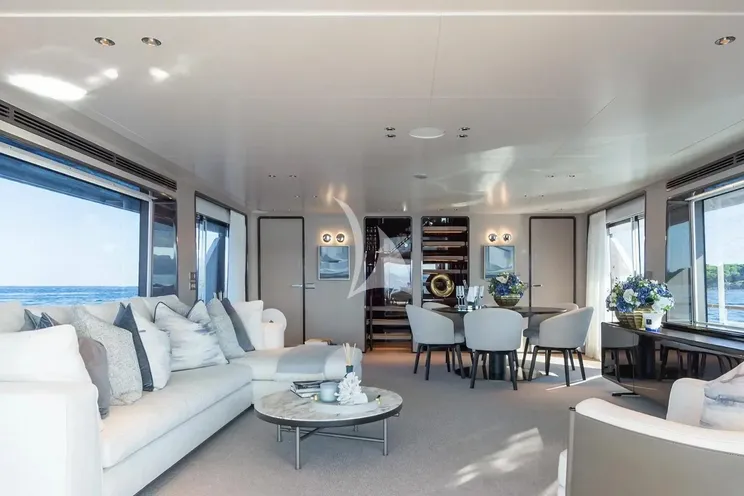 Charter Yacht MRS L - Custom Line Navetta 30 - 5 Cabins - Athens - Mykonos - Paros - Cyclades - Greece