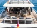 MRS L Custom Line Navetta 30 - sky deck aft other angle MRS L Custom Line Navetta 30 - sky deck aft other angle