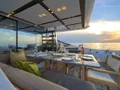 MUDITA Azimut S7 - main aft deck alfresco dining area MUDITA Azimut S7 - main aft deck alfresco dining area
