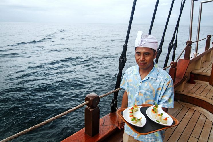 Charter Yacht MUTIARA LAUT - Phinisi 47m - 7 Cabins - Labuan Bajo - Raja Ampat - Indonesia