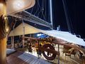 MUTIARA LAUT Phinisi 47m - upper deck alfresco dining area MUTIARA LAUT Phinisi 47m - upper deck alfresco dining area