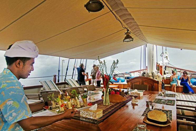 Charter Yacht MUTIARA LAUT - Phinisi 47m - 7 Cabins - Labuan Bajo - Raja Ampat - Indonesia