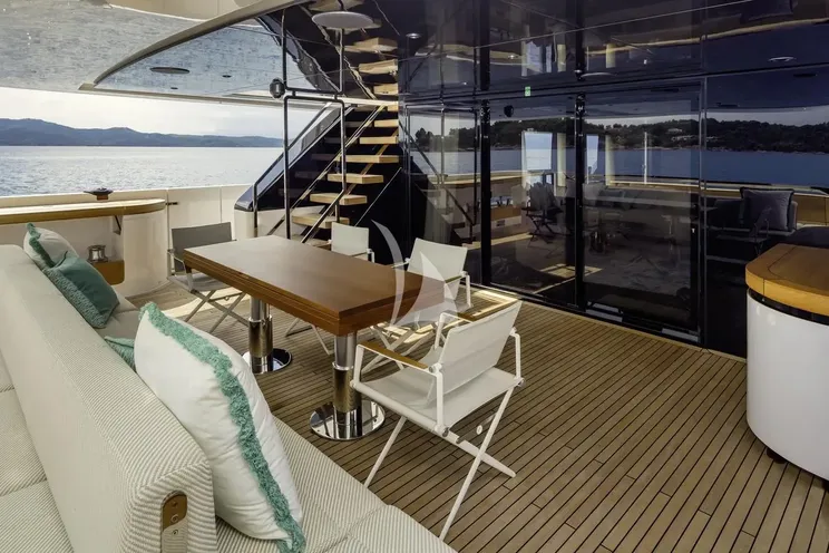 Charter Yacht MY MISTAKE - Ferretti Custom Line 106 - 5 Cabins - Athens - Mykonos - Paros - Cyclades - Aegean - Greece