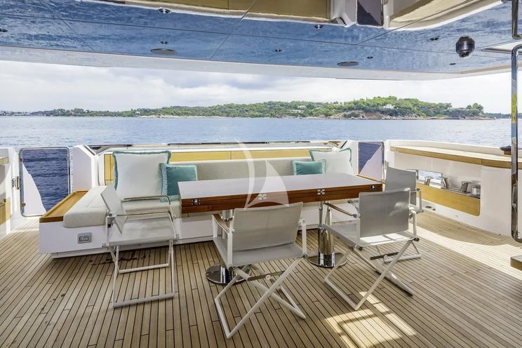 Charter Yacht MY MISTAKE - Ferretti Custom Line 106 - 5 Cabins - Athens - Mykonos - Paros - Cyclades - Aegean - Greece