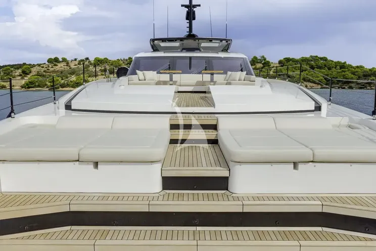 Charter Yacht MY MISTAKE - Ferretti Custom Line 106 - 5 Cabins - Athens - Mykonos - Paros - Cyclades - Aegean - Greece