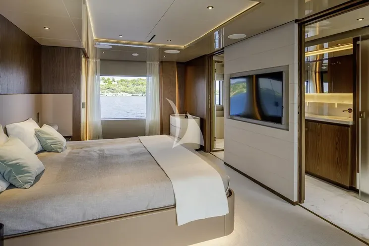 Charter Yacht MY MISTAKE - Ferretti Custom Line 106 - 5 Cabins - Athens - Mykonos - Paros - Cyclades - Aegean - Greece