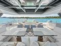 MY TY Sunreef 80 Power - aft deck dining and lounge MY TY Sunreef 80 Power - aft deck dining and lounge