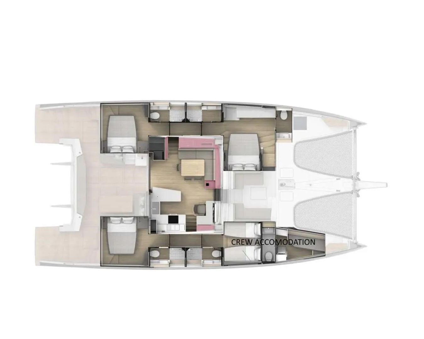 MYMLAN II Privilege Signature 580 - cabin layout