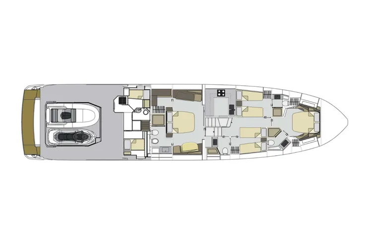 Layout for MYNE Azimut S8 - layout