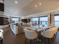 Mangusta Oceano 43 indoor dining