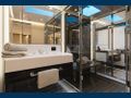 Mangusta Oceano 43 master cabin bathroom