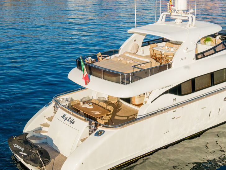MY LIFE Maiora 27 - aft shot MY LIFE Maiora 27 - aft shot