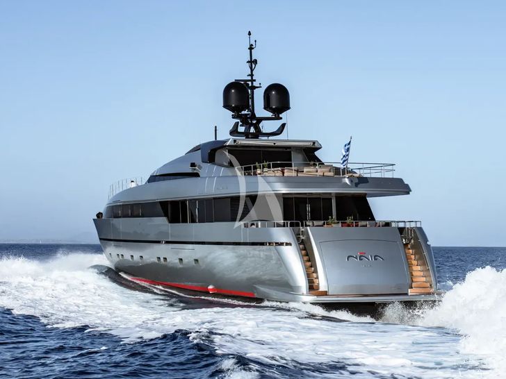 NAIA Sanlorenzo 40 Alloy - cruising aft view NAIA Sanlorenzo 40 Alloy - cruising aft view