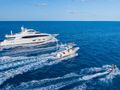 NAMASTAY Lazzara 116 - cruising with the tender and jet skis NAMASTAY Lazzara 116 - cruising with the tender and jet skis