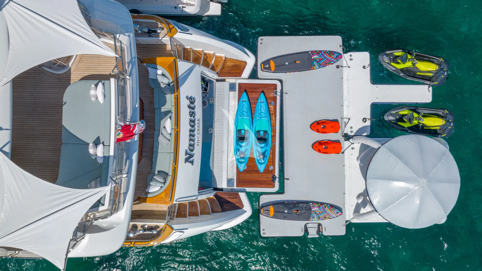 Charter Yacht NAMASTE - Benetti 121 - 5 Cabins - Nassau - Exumas - Bahamas - St. Martin - US Virgin Islands - British Virgin Islands - Leewards - Caribbean