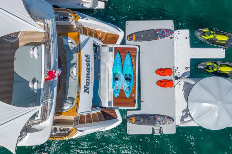 Charter Yacht NAMASTE - Benetti 121 - 5 Cabins - Nassau - Exumas - Bahamas - St. Martin - US Virgin Islands - British Virgin Islands - Leewards - Caribbean