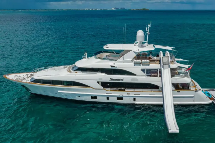 Charter Yacht NAMASTE - Benetti 121 - 5 Cabins - Nassau - Exumas - Bahamas - St. Martin - US Virgin Islands - British Virgin Islands - Leewards - Caribbean