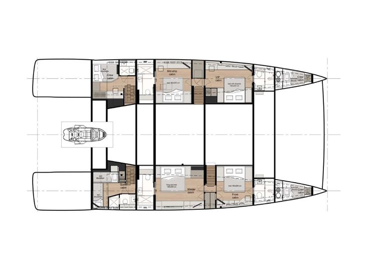 NAUTI NICKEL Sunreef 80 - Layout NAUTI NICKEL Sunreef 80 - Layout