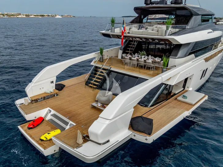 NECTAR Sanlorenzo SX112 - aft deck NECTAR Sanlorenzo SX112 - aft deck
