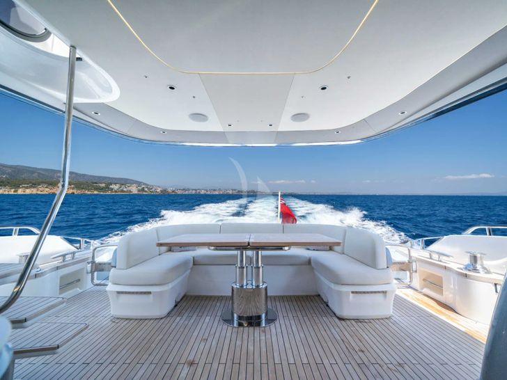 NEGOTIATOR 1 Princess S72 - main aft deck NEGOTIATOR 1 Princess S72 - main aft deck