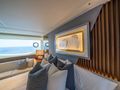 NEGOTIATOR 1 Princess S72 - master cabin bed and seating NEGOTIATOR 1 Princess S72 - master cabin bed and seating