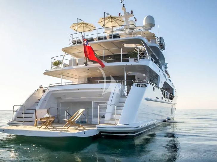 NELA Benetti Crystal 140 - aft shot NELA Benetti Crystal 140 - aft shot