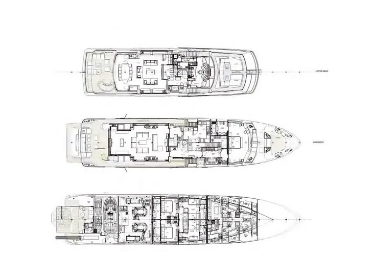 NELA Benetti Crystal 140 - layout NELA Benetti Crystal 140 - layout