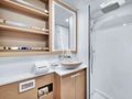 NEOW Fountaine Pajot Alegria 67 - VIP cabin bathroom NEOW Fountaine Pajot Alegria 67 - VIP cabin bathroom