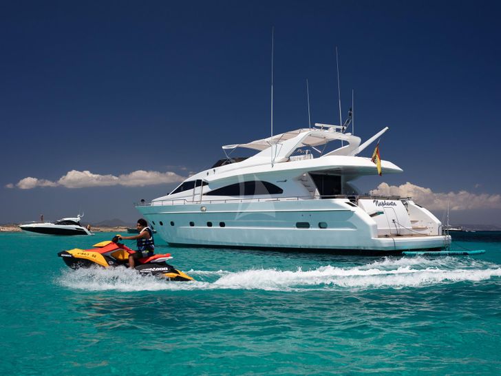 NEPHENTA Astondoa 82 GLX - with the jet ski NEPHENTA Astondoa 82 GLX - with the jet ski