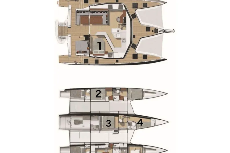 Layout for NEPTUNE'S ESCAPE Neel 52 - layout