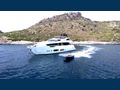 NEW EDGE Sunseeker 95 anchored with the tender