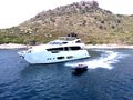 NEW EDGE Sunseeker 95 - anchored with the tender NEW EDGE Sunseeker 95 - anchored with the tender