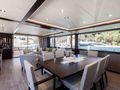 NEW EDGE Sunseeker 95 - dining area NEW EDGE Sunseeker 95 - dining area