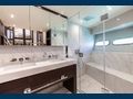 NEW EDGE Sunseeker 95 master cabin bathroom other angle
